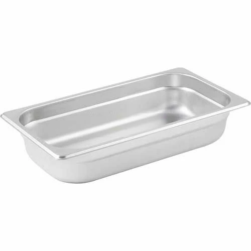 Winco SPJL-302 Steam Pan, 1/3-size, 2-1/2"H - Pkg Qty 12