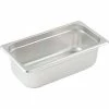 Winco SPJL-304 Steam Pan, 1/3-size, 4"H - Pkg Qty 12