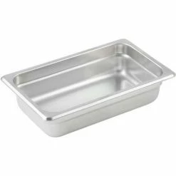 Winco SPJL-402 Steam Pan, 1/4-size, 2-1/2"H - Pkg Qty 12