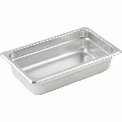Winco SPJL-402 Steam Pan, 1/4-size, 2-1/2"H - Pkg Qty 12