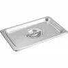 Winco SPSCQ 1/4-size Solid Cover for Steam Pans - Pkg Qty 12