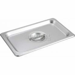Winco SPSCQ 1/4-size Solid Cover for Steam Pans - Pkg Qty 12