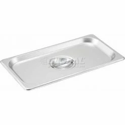 Winco SPSCT 1/3-size Solid Cover for Steam Pans - Pkg Qty 12