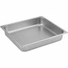 Winco SPTT2 Regular Steam Pan, 2/3-size, 2-1/2"H, Standard Weight - Pkg Qty 12