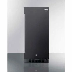 Summit Appliance Summit-Built-In or Freestanding Refrigerator 3 Cu. Ft. Black