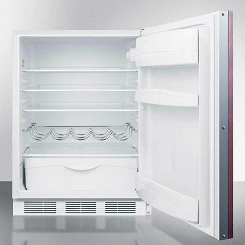 Summit Appliance Summit ADA Comp Built In Undercounter All Refrigerator 5.5 Cu. Ft. White - Image 3