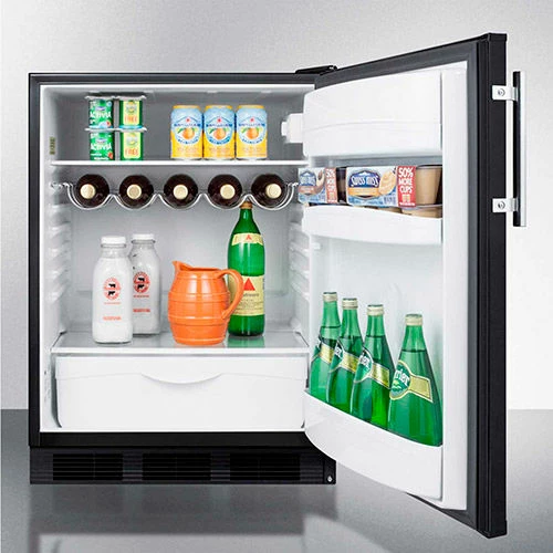 Summit Appliance Summit Built In Undercounter All Refrigerator 5.5 Cu. Ft. Black - Image 4