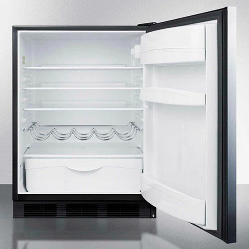 Summit Appliance Summit ADA Comp Built In Undercounter All Refrigerator 5.5 Cu. Ft. Black/SS - Image 3