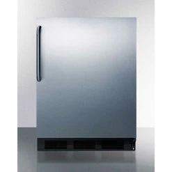 Summit Appliance Summit Built In Undercounter All Refrigerator 5.5 Cu. Ft. Black/Stainless Steel