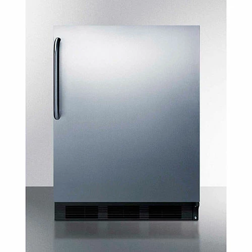 Summit Appliance Summit ADA Comp Built In Undercounter All Refrigerator 5.5 Cu. Ft. Black/SS