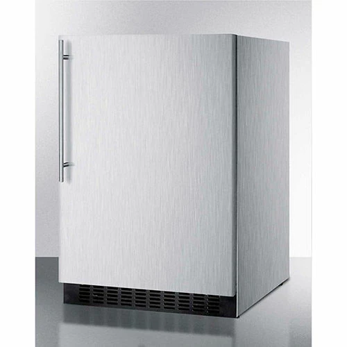Summit Appliance Summit Undercounter Built In-Freestanding Refrigerator 4.6 Cu. Ft. Stainless Steel - Image 2
