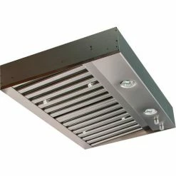 Fantech 30" Stainless Fascia Hood Liner, 2 Hal Bulbs 8" Duct Collar
