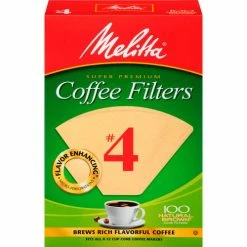 Melitta Coffee Filters #4, 100 Count, 3 Pack