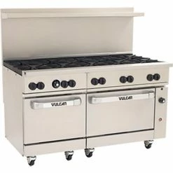 Vulcan 60SS-10BN, Endurance Range, 2 Standard Ovens, Natural Gas, S/S, 10 Burners