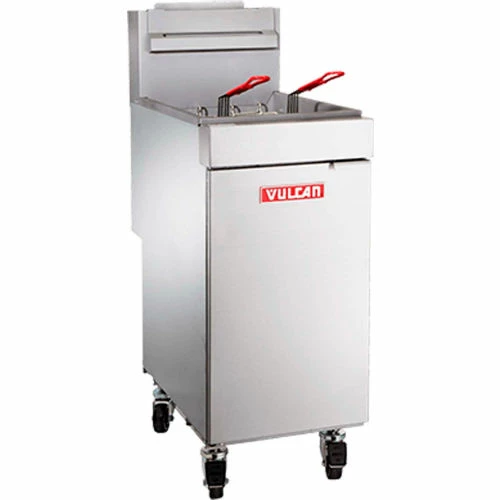 Vulcan LG500 Freestanding Gas Fryer, 65-70 lb Oil Capacity, 150,000 total BTU, Natural Gas, S/S