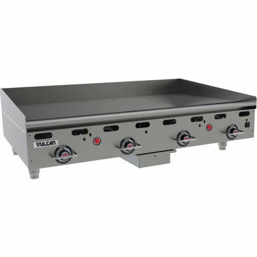 Vulcan MSA48-102 Heavy-DutyFlat Top Griddle/Grill, Propane, S/S, 4 Burners