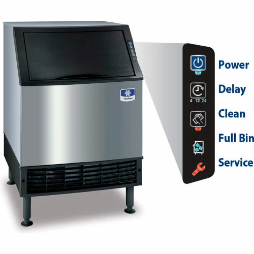 Manitowoc Ice UYF-0240A NEO Undercounter Ice Maker, Air-Cooled, Self Contained, Half Dice Cube
