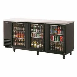 Turbo Air TBB-4SG Back Bar Cooler - 90-3/8"W x 27-1/4"D x 37-1/8"H
