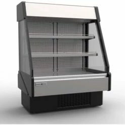 Hydra-Kool Grab and Go Low Profile Open Display Merchandiser, Rear Loading, Manual Shutter, 41x36x65