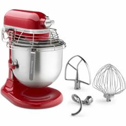 KitchenAid KSMC895ER - Commercial 8 Qt. Stand Mixer With Bowl Guard, Empire Red, NSF