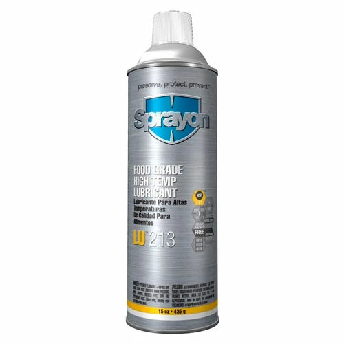 Sprayon LU213 Food Grade High Temperature Lubricant, 15 oz. Aerosol Can - S00213000 - Pkg Qty 12