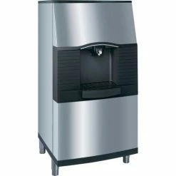 Manitowoc Ice Vending Ice Dispenser, Push button, Floor model, Stainless steel exterior