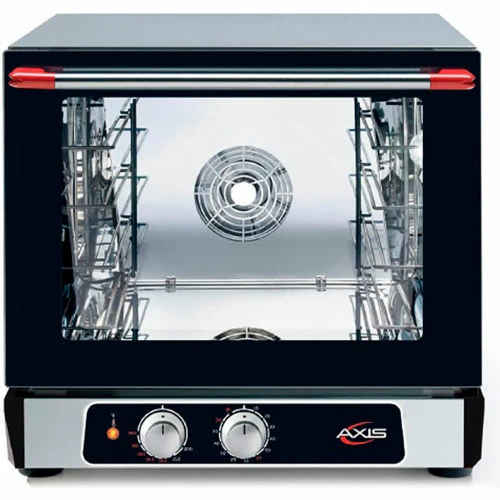 Axis Convection Oven, 23-3/4"W x 26-13/16"D x 21-1/8"H, 208-240V, 12.27A, 2.4 CuFt Cap., Manual Ctrl