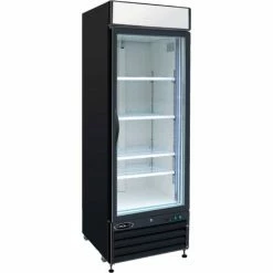 Kool-It KGF-23 - Freezer Merchandiser, 23 Cu. Ft., 1 Glass Door, Black, 79-1/2"H x 26-1/5"W