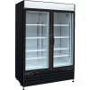 Kool-It KGF-48 - Freezer Merchandiser, 48 Cu. Ft., 2 Glass Doors, Black, 79-1/2"H x 54"W