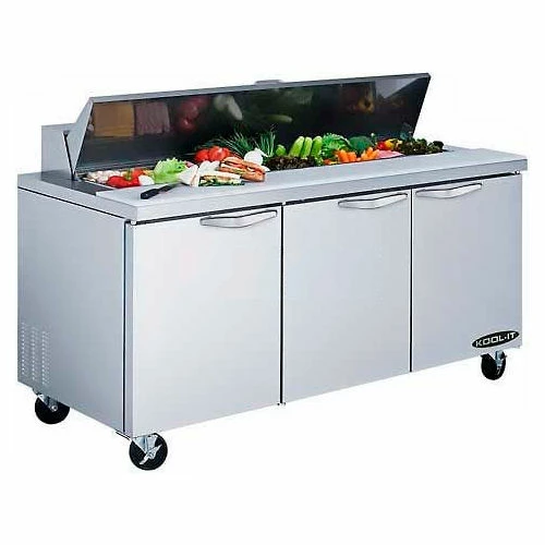 Kool-It KST-72-3 Salad Table 72" 3 Door