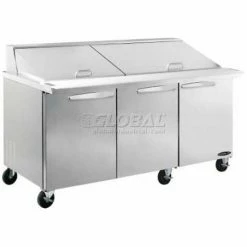 Kool-It KSTM-72-3 Salad Table 72" 3 Door - Megatop