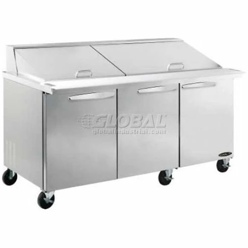 Kool-It KSTM-72-3 Salad Table 72" 3 Door - Megatop