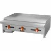 Sierra Range SRMG-36 - Griddle, 36"W, 3 U-Shaped Burners, 23,000 BTU Each, 3/4" Polished Steel Plate