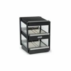 Nemco Slanted, Dual Shelf, 24" Powder Coat Black