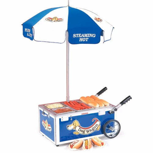 Nemco® 6550-DW2, Countertop Hot Dog Mini Cart, Blue