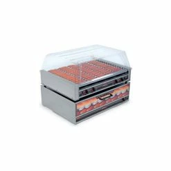 NEMCO® 8075SX, Roll-A-Grill, Stainless Steel/Aluminum, 75 Hot Dogs, 120 Volt