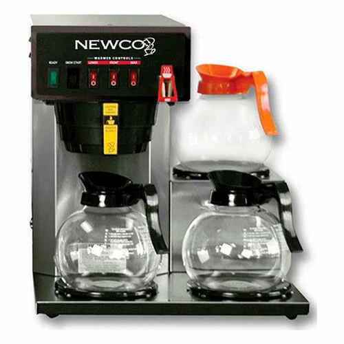 Newco 101891 - FC-3 Coffee Brewer, Plumbed, 3 Warmers, 120V, 15-5/8"W x 16-3/8"D x 16-7/8"H - Image 3