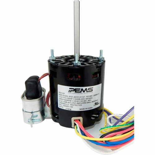 Fasco Refrigeration Motor, 2/25 HP, 1550 RPM, 115/230V, OAO