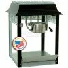 Paragon 1104820 Black/Chrome Antique Popcorn Machine 4 oz Black/Cream 120V 1100W