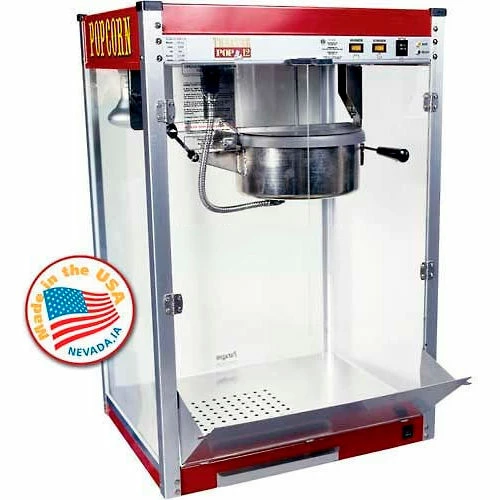 Paragon 1112110 Theater Pop Popcorn Machine 12 oz Black/Silver 120V 1790W