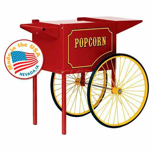 Paragon 3070010 Popcorn Machine Cart 6oz, 8oz Red
