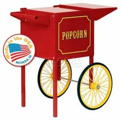 Paragon 3080010 Popcorn Machine Cart 4oz Red