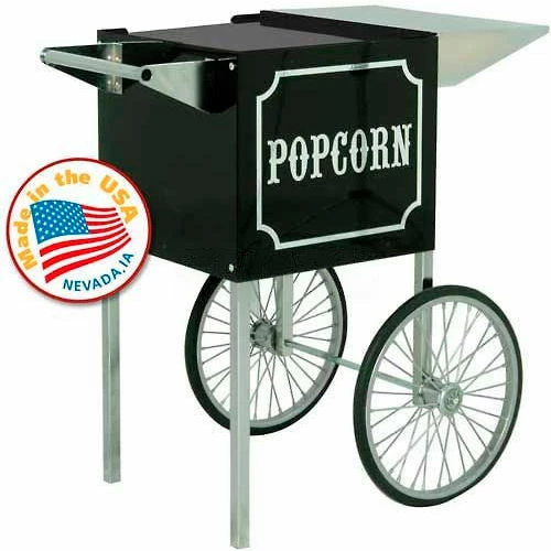 Paragon 3080820 Antique Popcorn Machine Cart 4oz Black/Cream