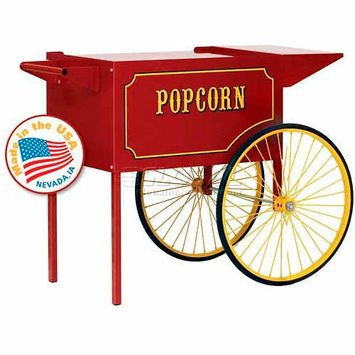 Paragon 3090010 Popcorn Machine Cart 12oz, 16oz Red