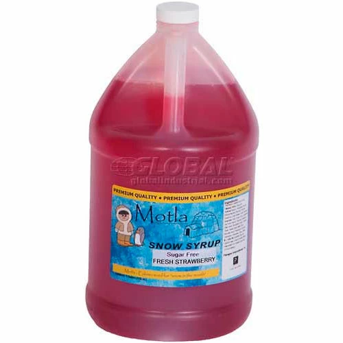Paragon 6203 Motla Syrups Sugar Free One Gallon - Fresh Strawberry