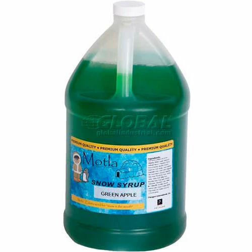 Paragon 6311 Motla Syrups Premium One Gallon - Green Apple