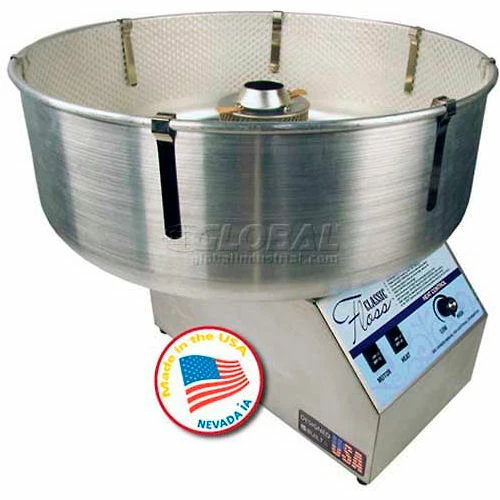 Paragon 7105100 Classic Cotton Candy Machine Floss 5 W/ Metal Bowl, 200 Lbs Servings Per Hour