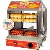Paragon 8020 Dog Hut Hot Dog Steamer And Merchandiser, 175 Hot Dogs/40 Buns 120V