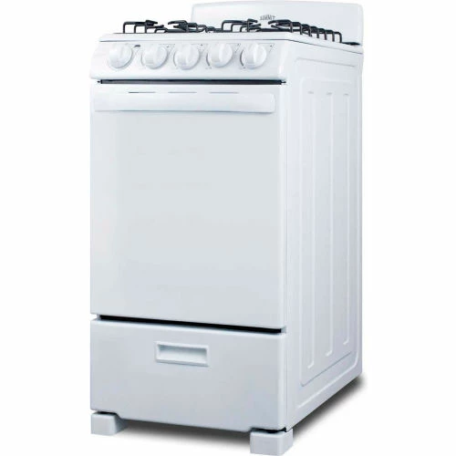Summit Appliance Summit-Range, Gas, 4 Burners, 2.3 Cu. Ft., Spark Start, White, 23.5" x 19.5" x 42" - Image 5