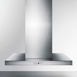 Summit Appliance Summit-Island Range Hood, Stainless Steel, 23-5/8" x 35-3/8" x 32"